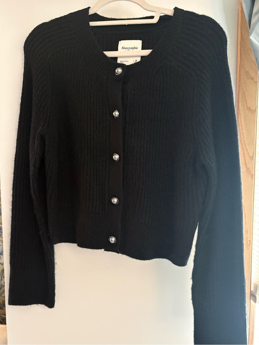 Abercrombie black cardigan. Worn once.